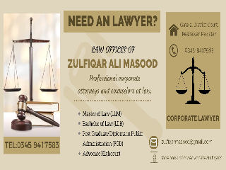 Advocate Zulfiqar Ali Masood - Lawyer